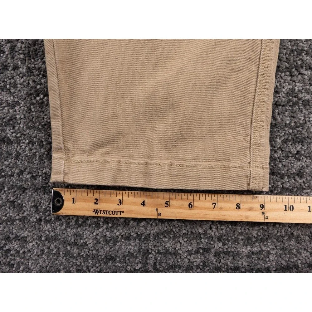 Levis Carpenter Pants Mens 38x30 Tag 38x32 Khaki Signature Levi Strauss Workwear